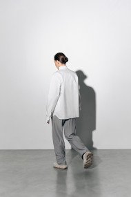 Band collar shirt