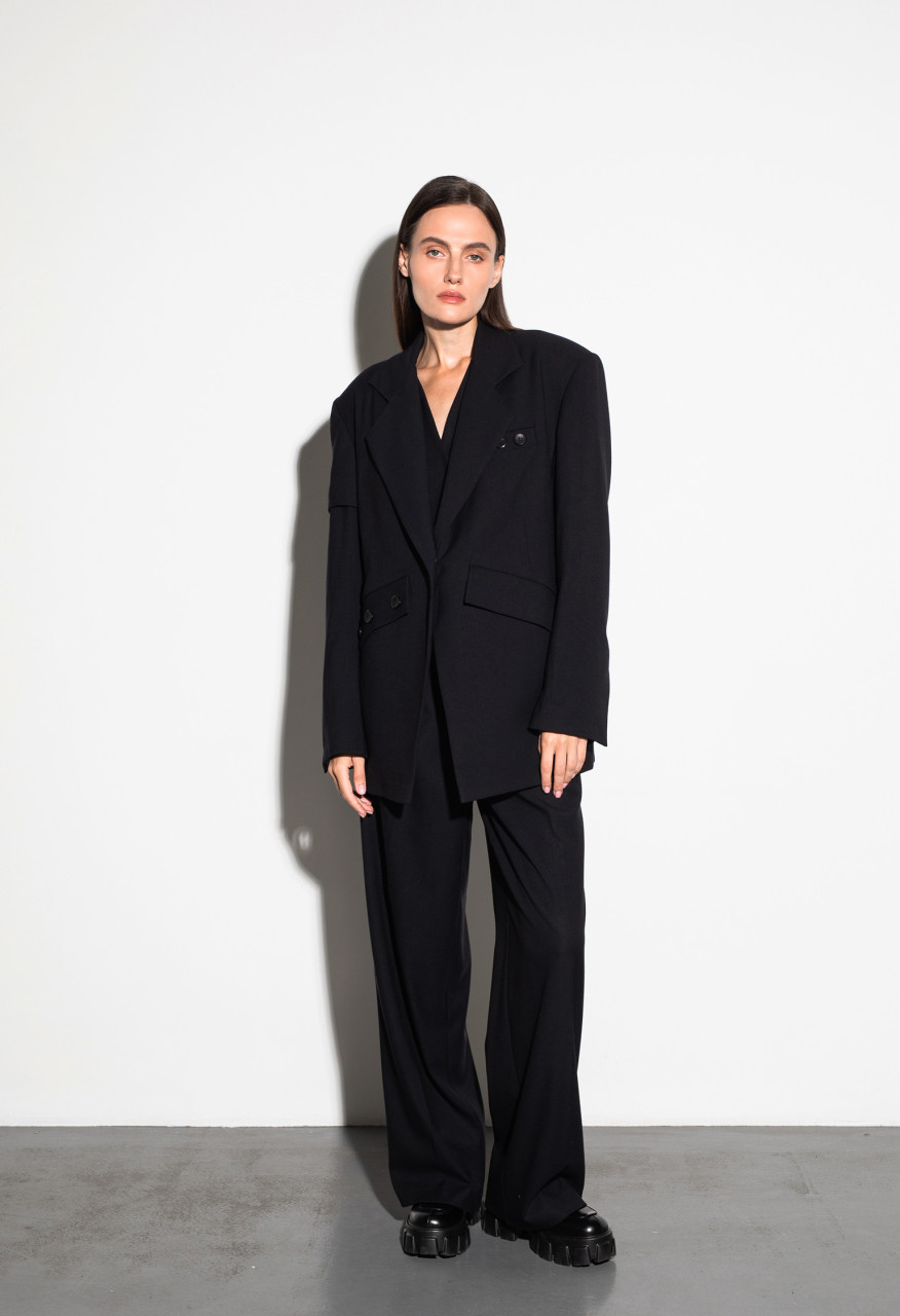 Relaxed fit blazer