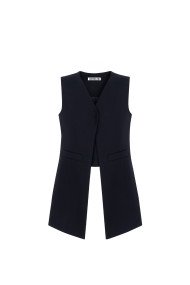 Vest with a V-shaped neckline