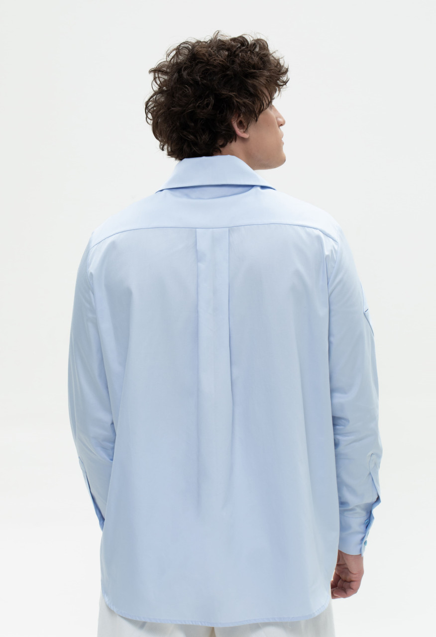 Blue shirt for him