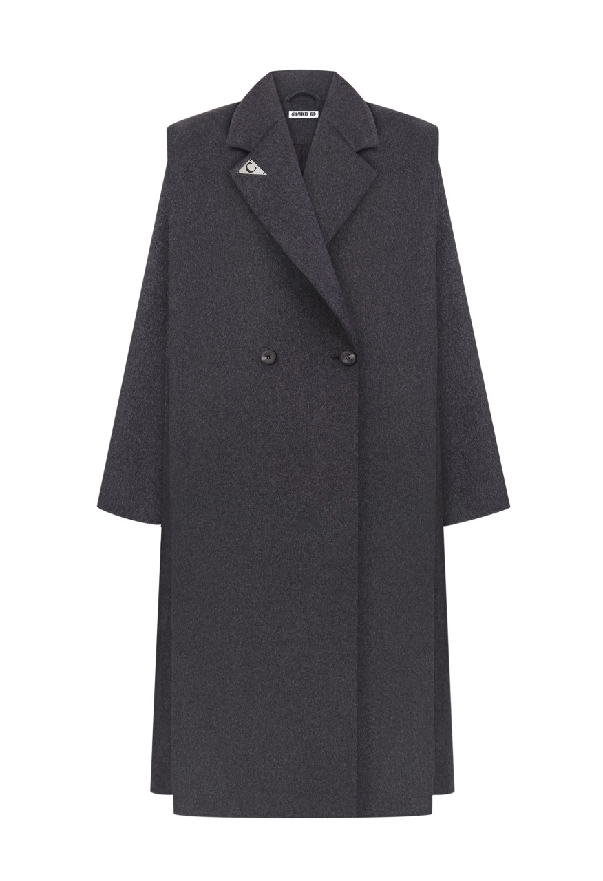 Grey architectural coat 