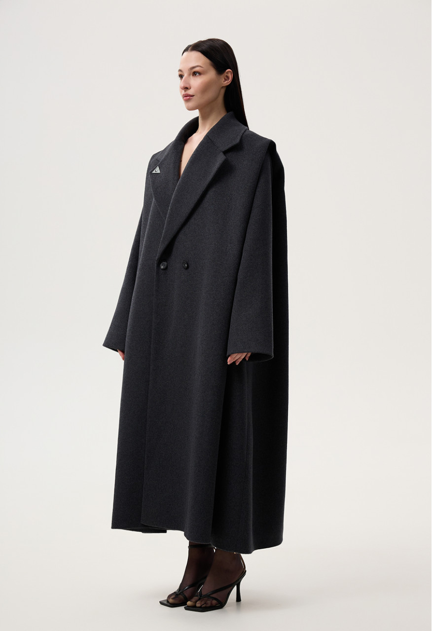 Grey architectural coat 