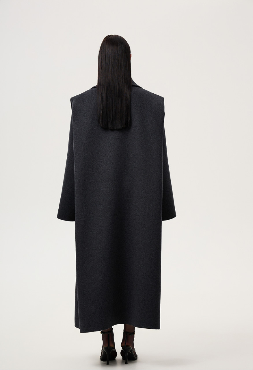 Grey architectural coat 