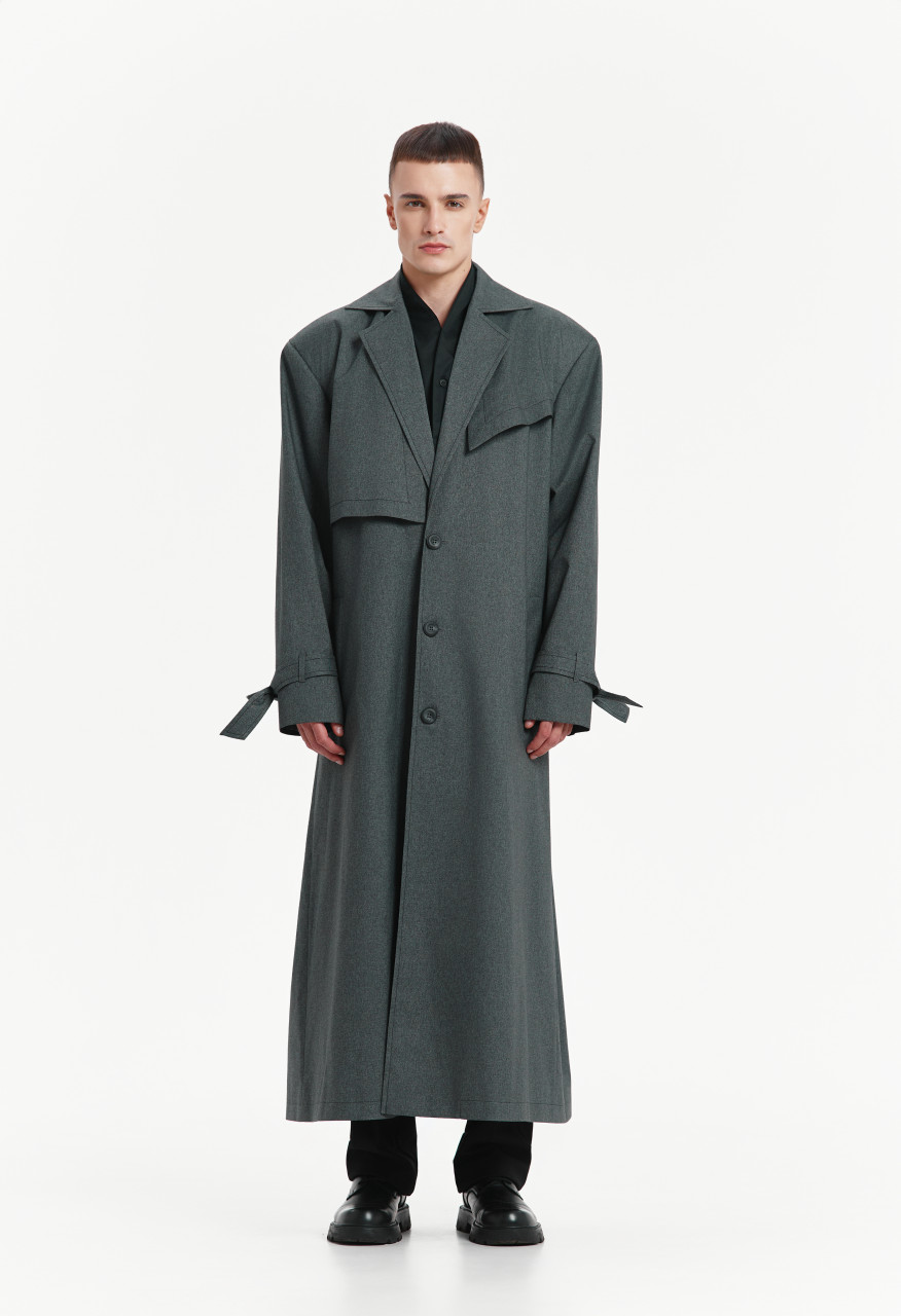 Concrete trench coat