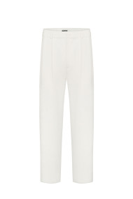 White denim trousers