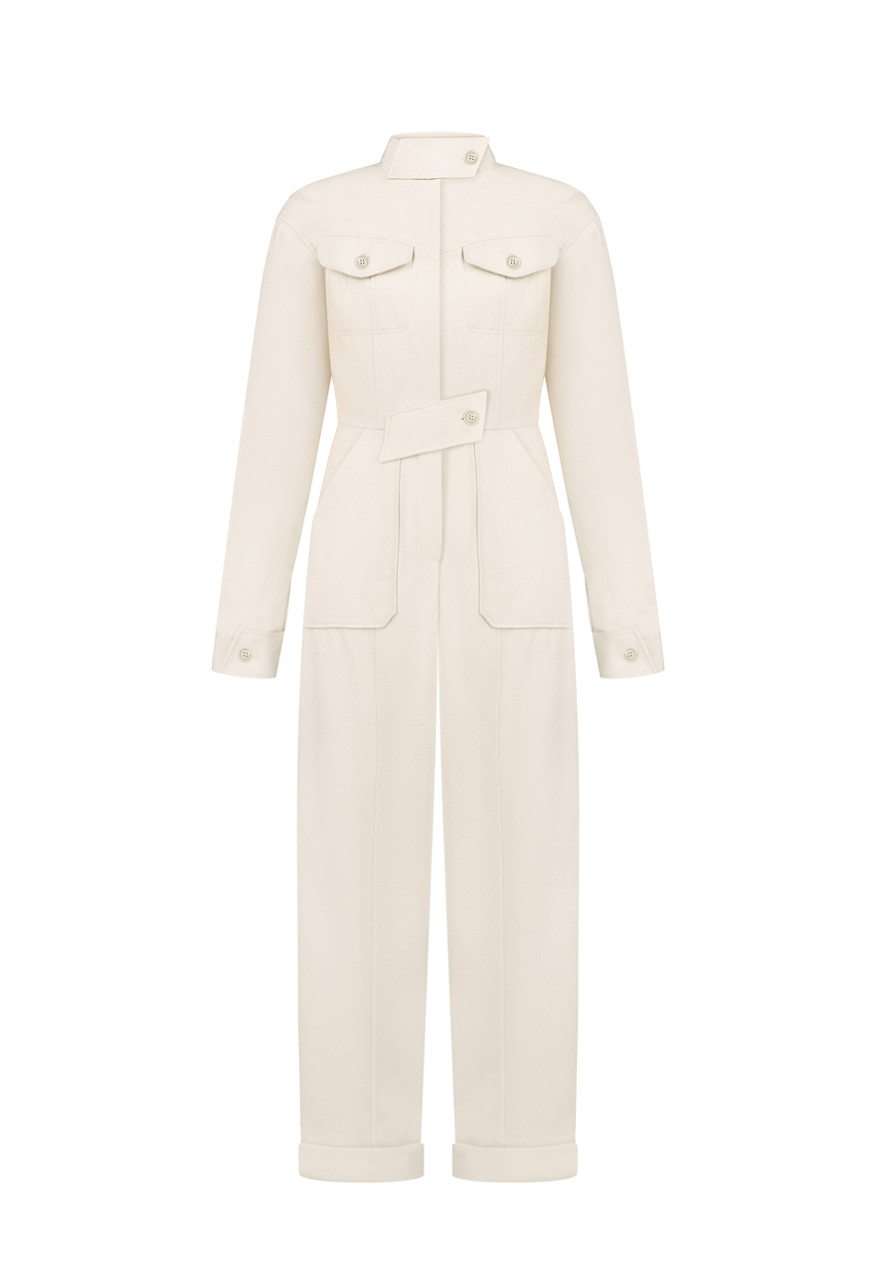MELANGE STRUCTURE JUMPSUIT