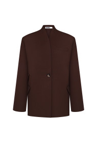 Brown form jacket