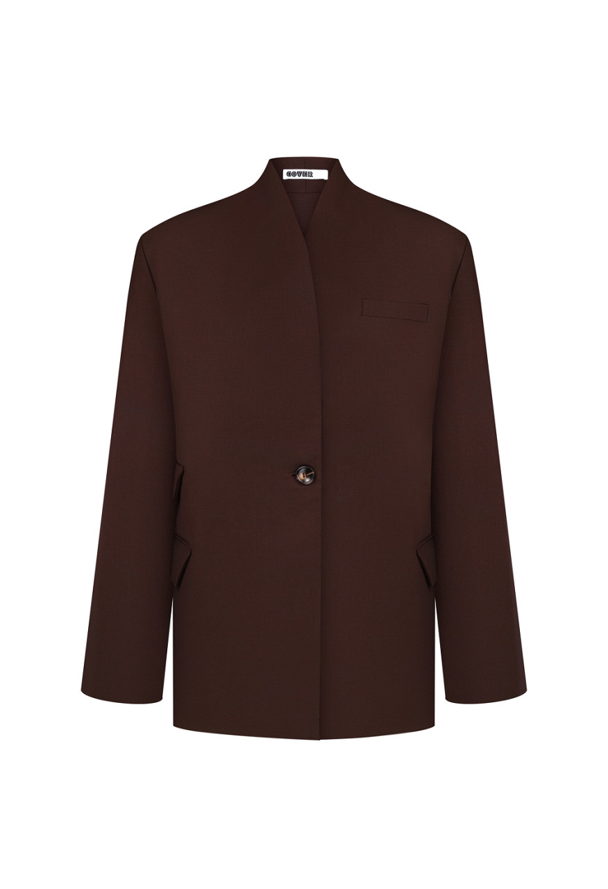 Brown form jacket