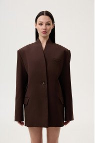 Brown form suit 