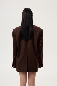 Brown form suit 