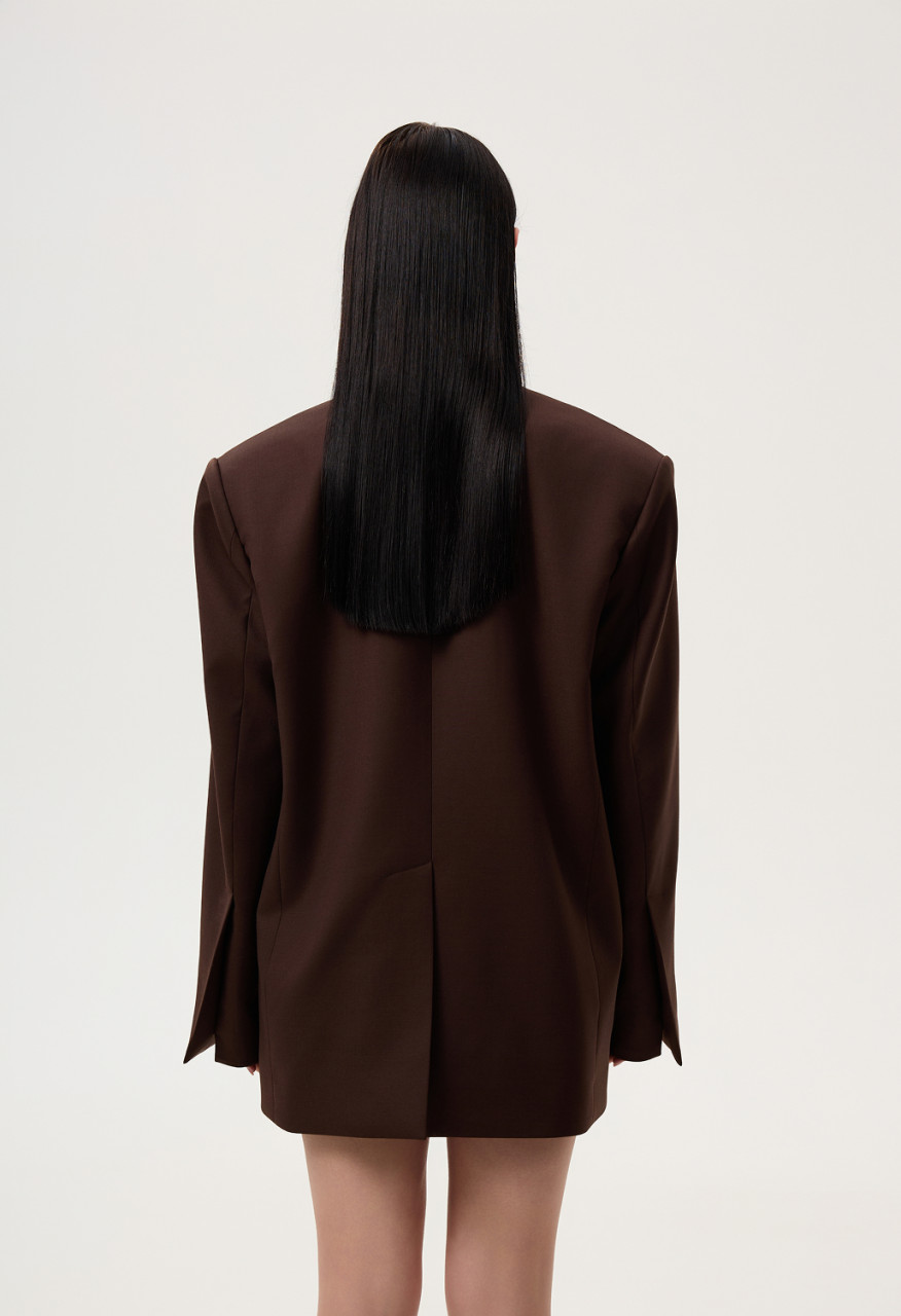 Brown form jacket