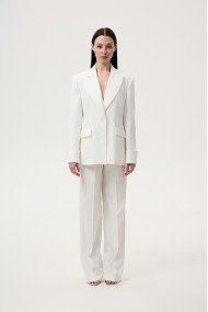 White vector suit