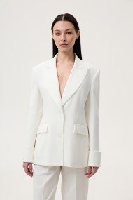 White vector blazer