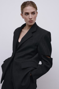 Solos high-waisted straight trousers for her