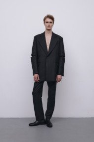 Solos striped trousers for him