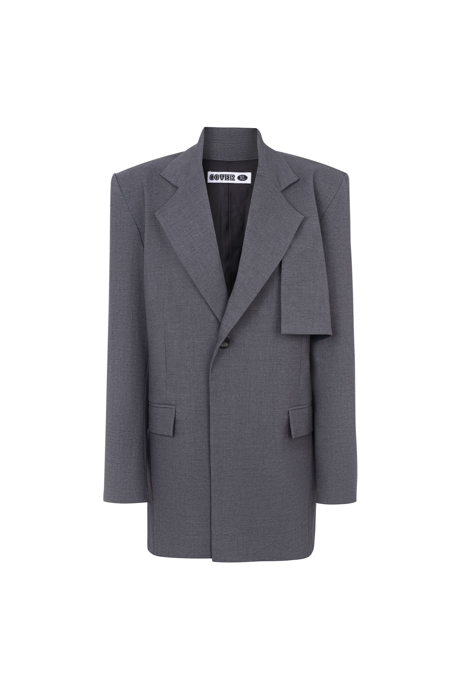  Solos grey jacket with a yoke for him 