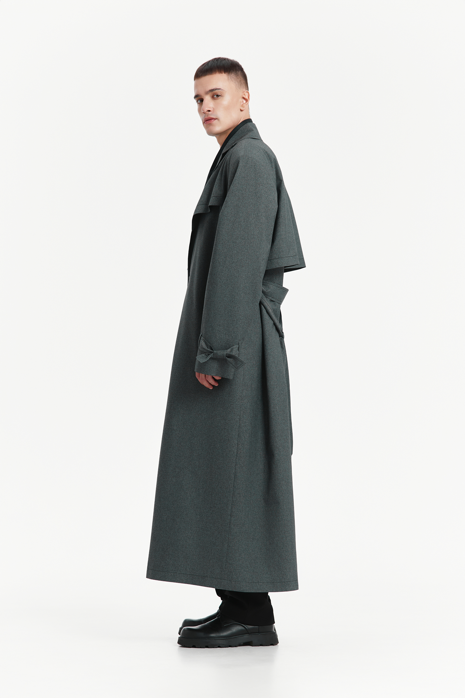 Concrete trench coat