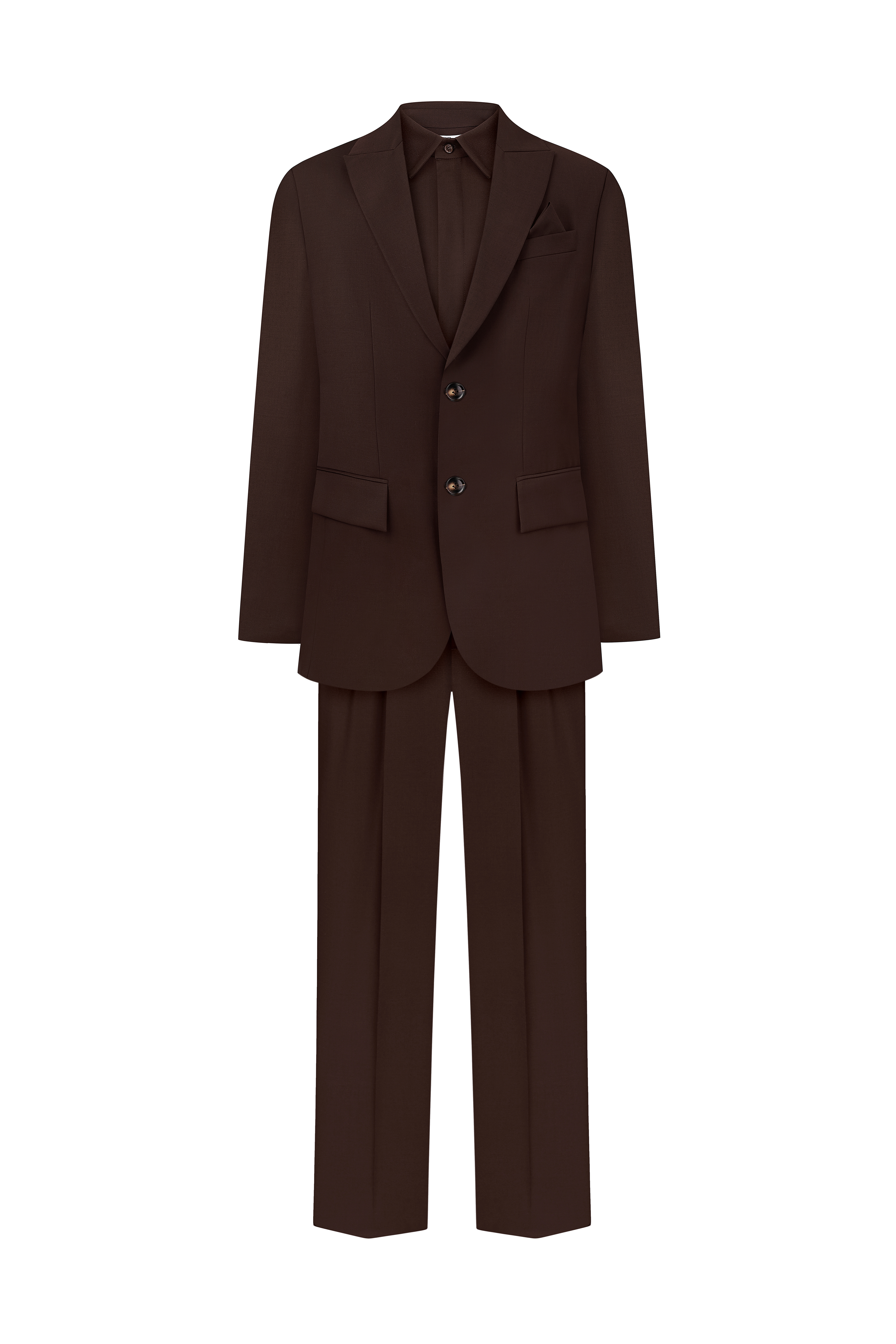 Umber three pieces suit 