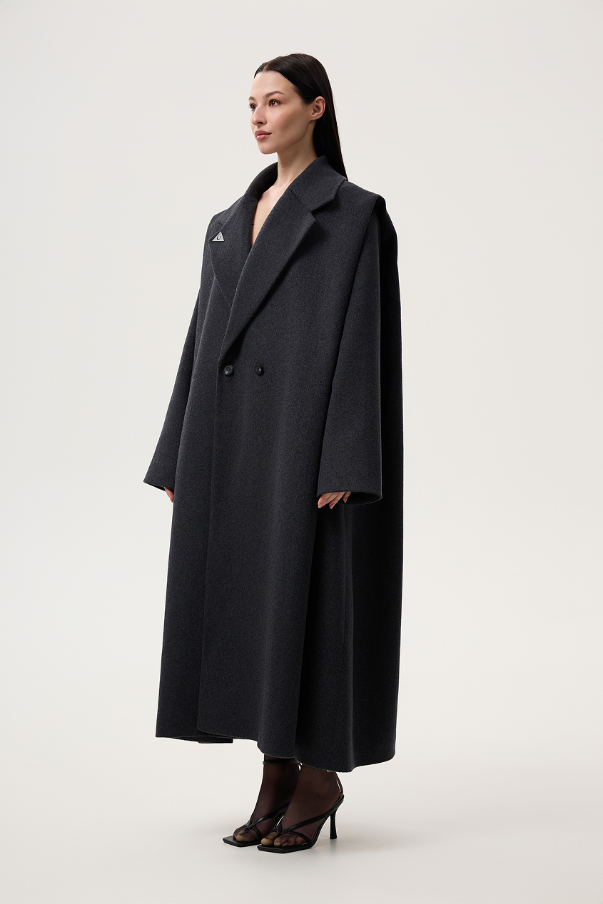 Grey architectural coat 