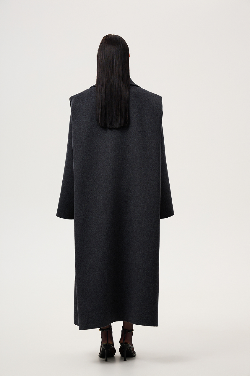 Grey architectural coat 