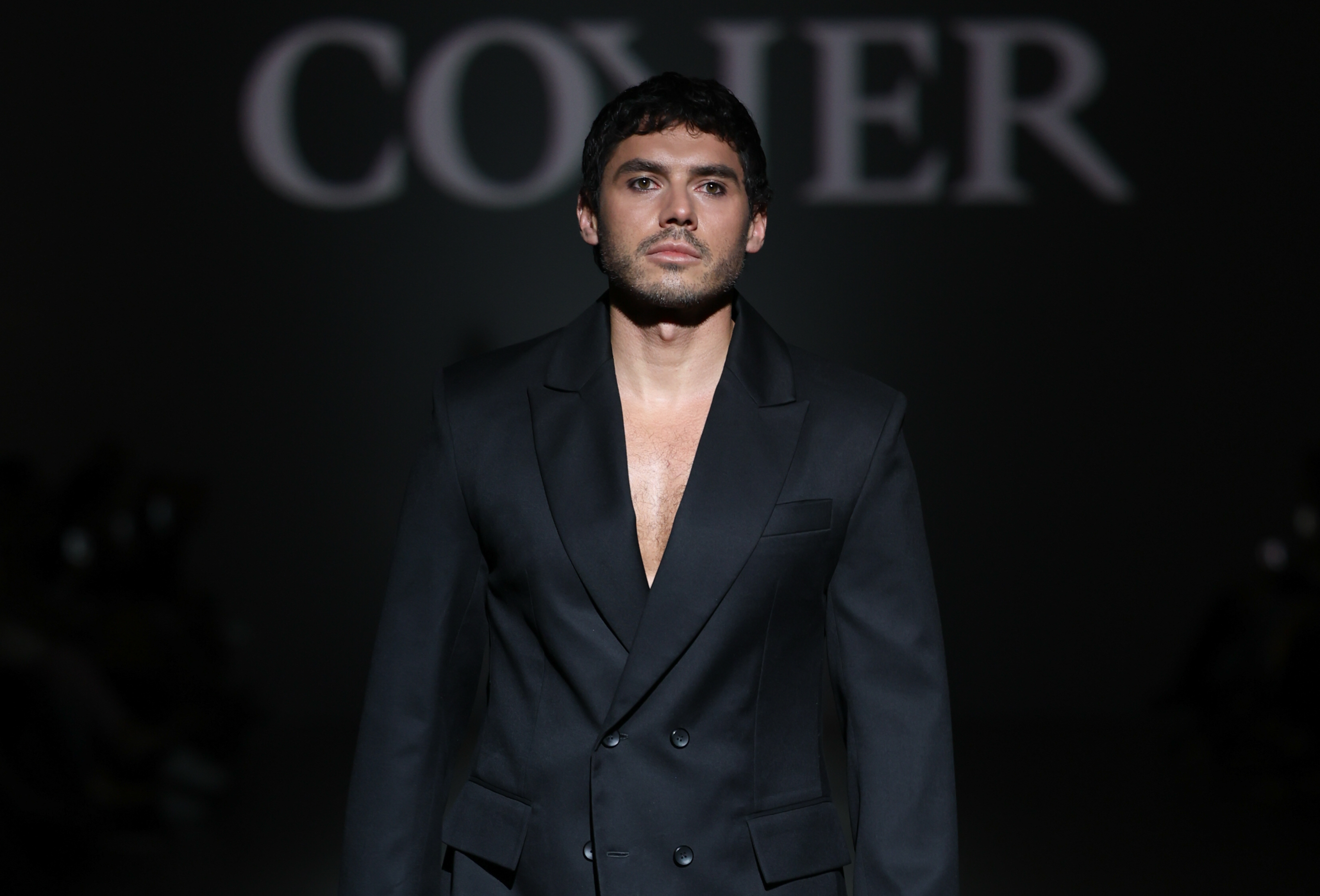 Nikita Dobrynin walked the runway during the COVER show.
