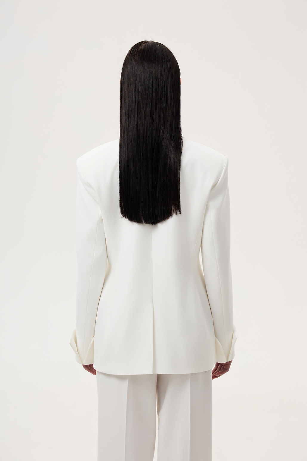 White vector blazer