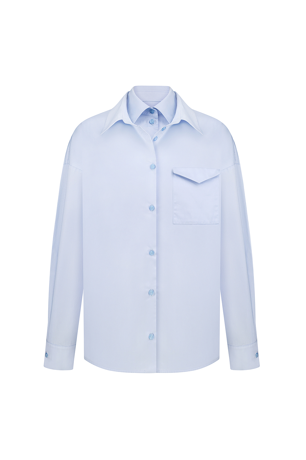 Blue double shirt