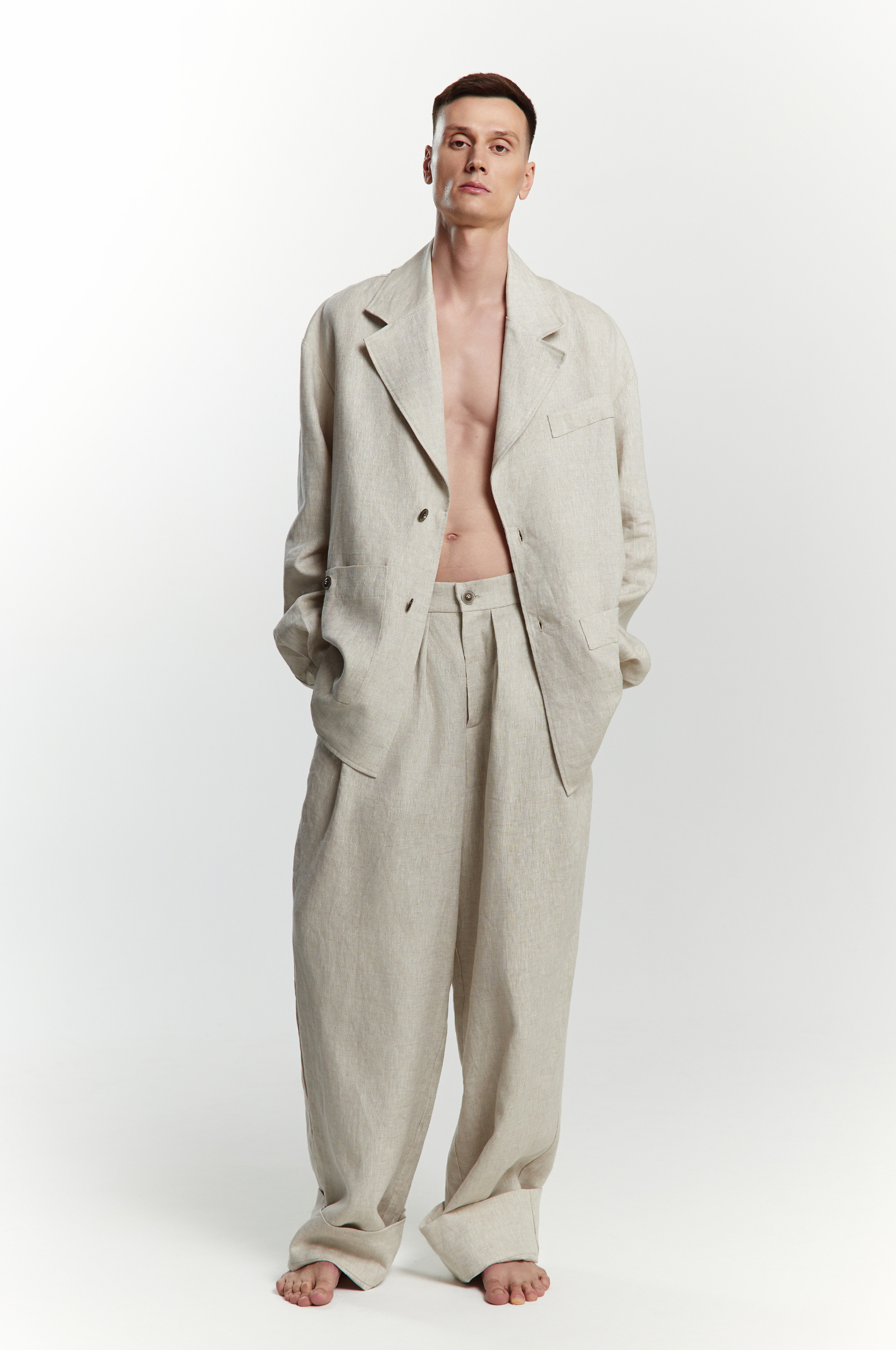 Desert echo linen pants